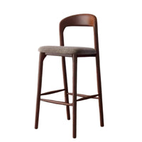 Nordic Wooden Bar Stool