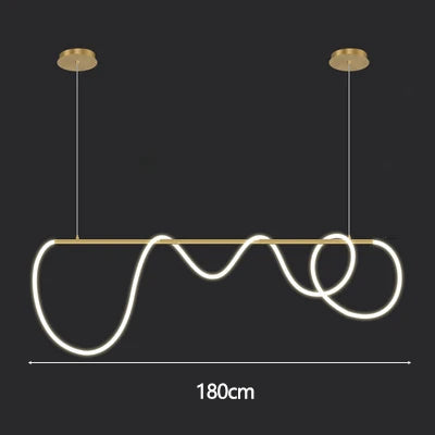 Artistic Hose Pendant Chandelier