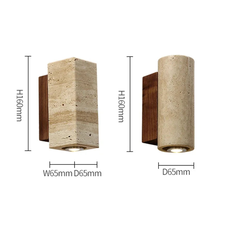 Wabi Sabi Marble Wall Lamp