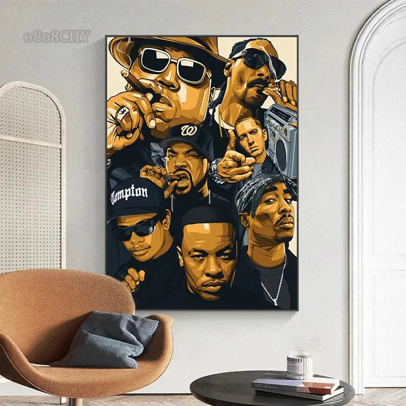 Hip Hop Legends Canvas