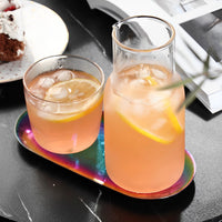 Bedside Glass Carafe Cup Set
