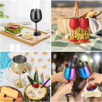 Unbreakable Stainless Steel Wine Goblet