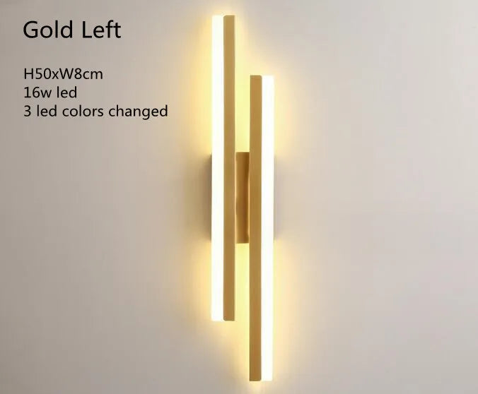 Copper Line LED Wall Lamp