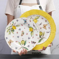 Lemon Pattern Ceramic Tableware Set