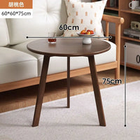 Round Rubberwood Coffee Table