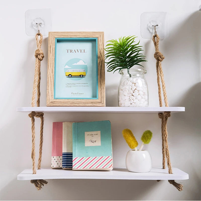 Rustic Wall Storage Shelf