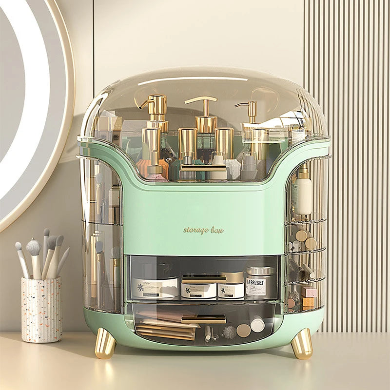 Dustproof Desktop Cosmetic Organizer