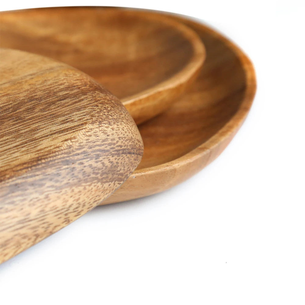 Irregular Solid Wood Serving Tray