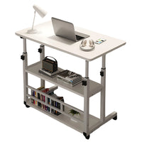 Rolling Height-Adjustable Laptop Desk