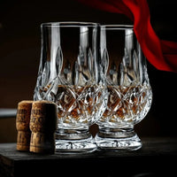 Textured Whiskey Tasting Glass Set