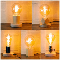 Wooden Edison Bulb Base