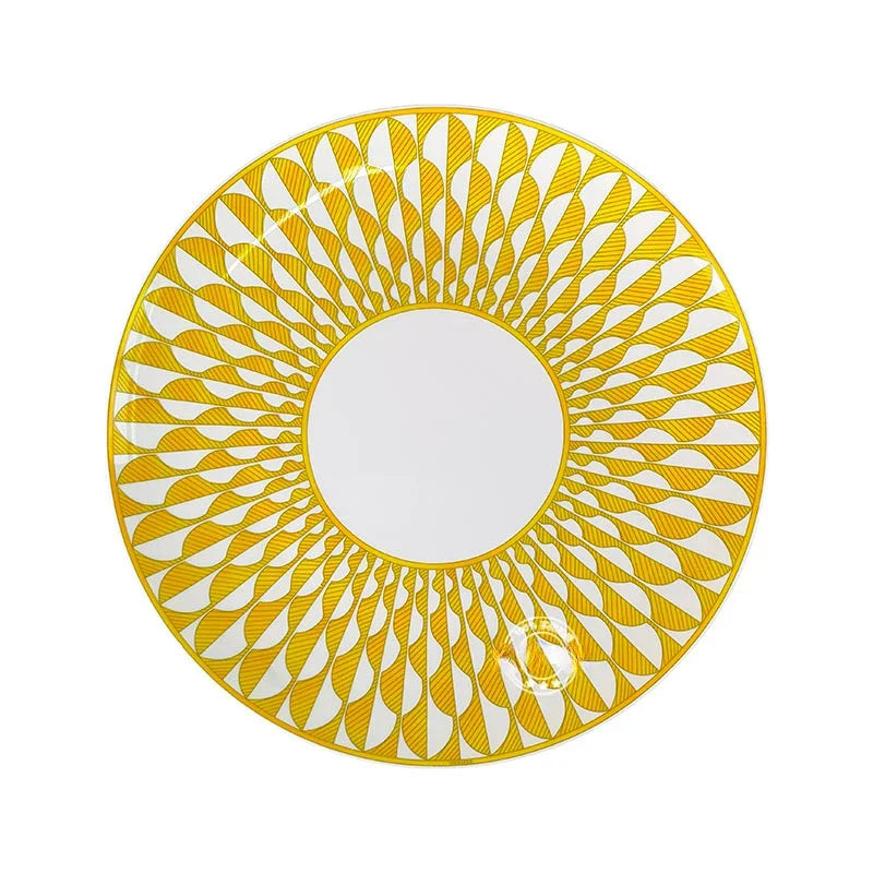 Geometric Bone China Dinnerware Set