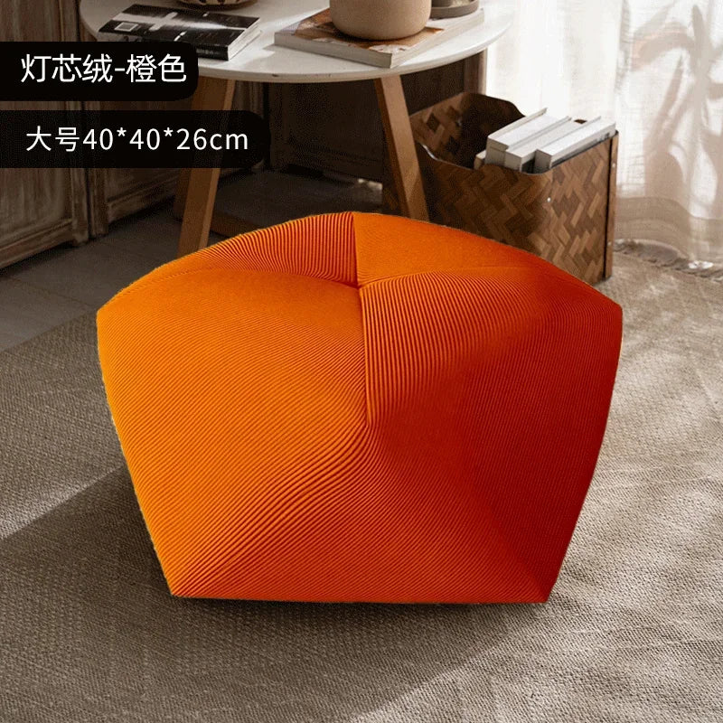 Stackable Wooden Accent Ottoman