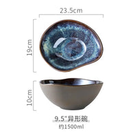 Glazed Porcelain Bowl Set