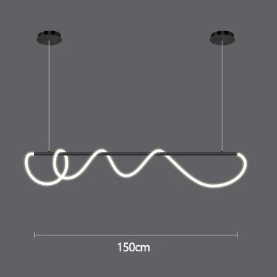 Artistic Hose Pendant Chandelier