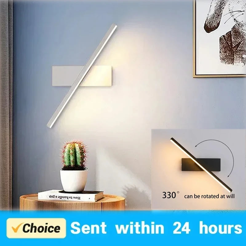Rotatable Mirror LED Wall Light