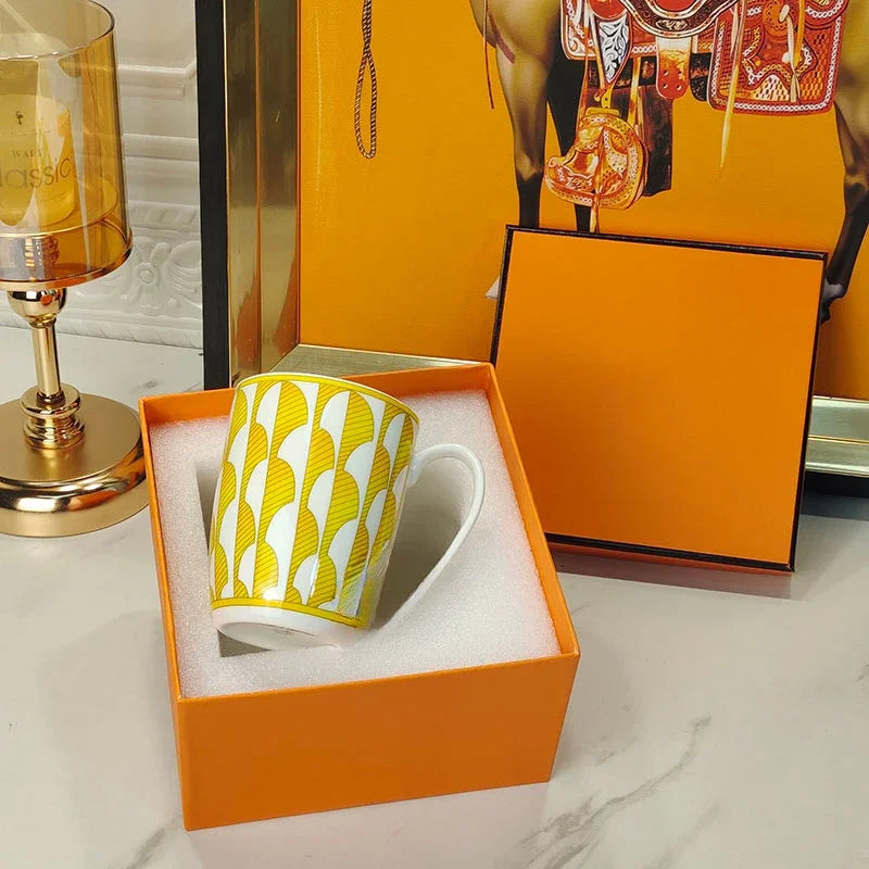 Geometric Bone China Dinnerware Set