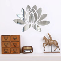 Lotus Reflective Wall Mirror