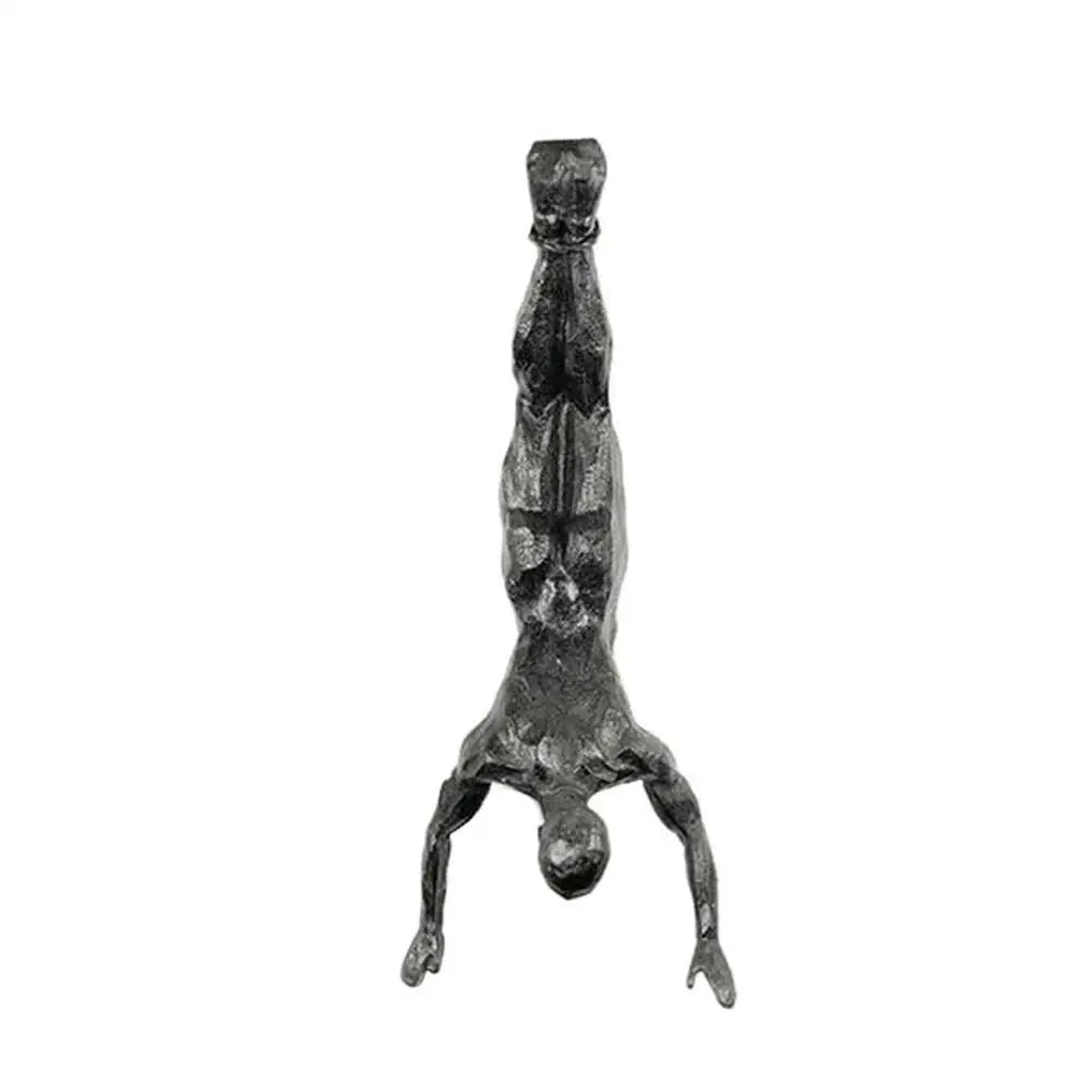 Rock Climber Wall Sculpture