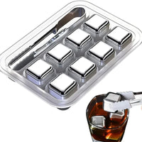 Reusable Stainless Whiskey Cubes