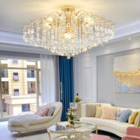 E14 Crystal Ceiling Chandelier