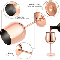 Unbreakable Stainless Steel Wine Goblet