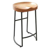 Nordic Solid Wood Bar Stool