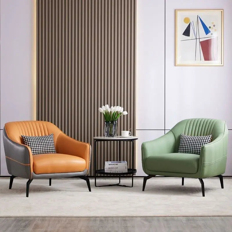Scandinavian Fabric Lounge Chair