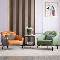 Scandinavian Fabric Lounge Chair