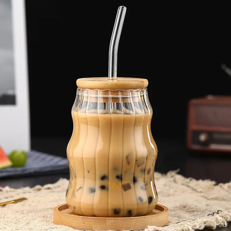 Bamboo Lid Mason Tumbler