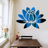 Lotus Reflective Wall Mirror