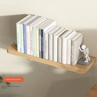 Solid Wood Floating Organizer Shelf