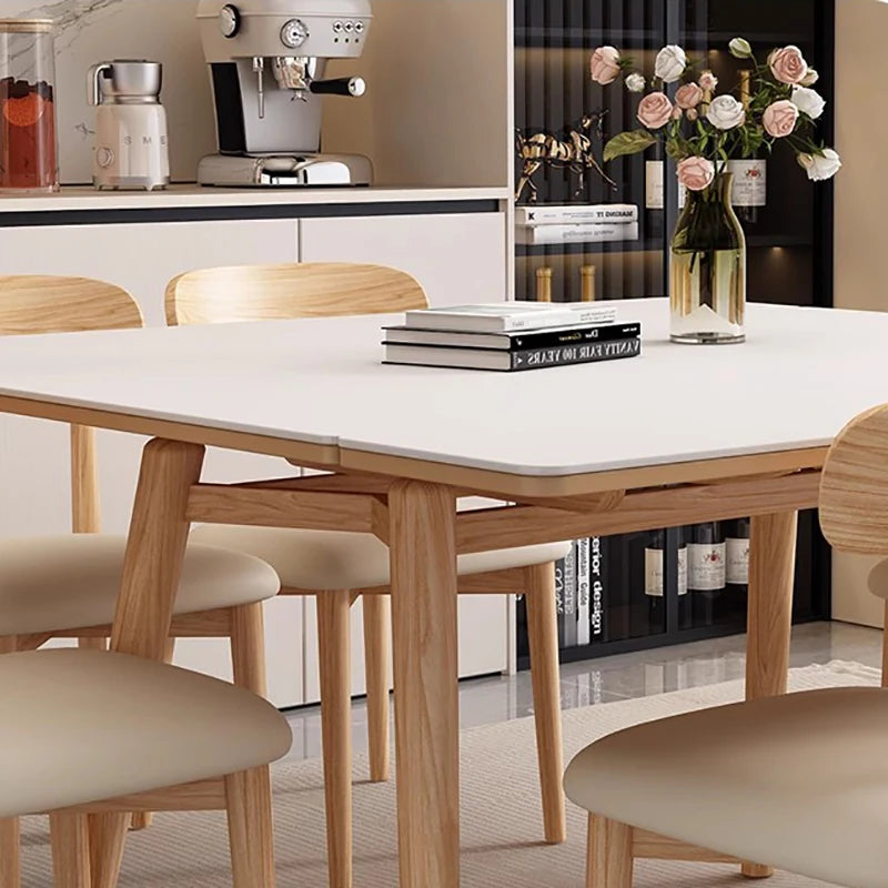 Modern Extendable Square Dining Table