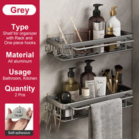 Rustproof Wall Mounted Shower Shelf