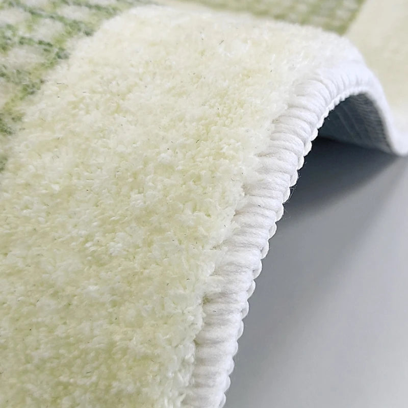 Washable Round Modern Area Rug