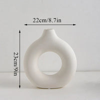 Circular Hollow Nordic Vase
