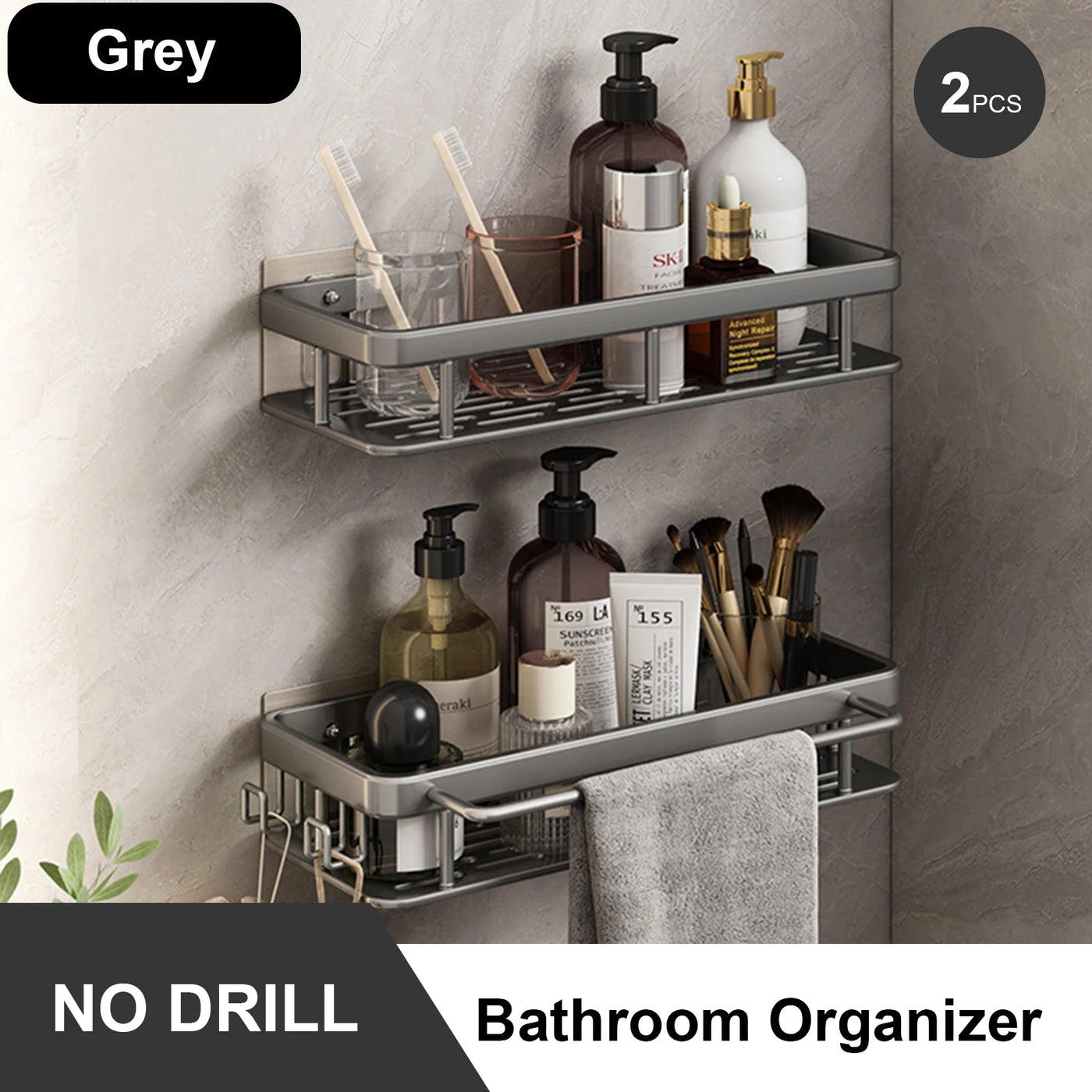 Rustproof Wall Mounted Shower Shelf