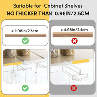 Under-Cabinet Wine Glass Rack