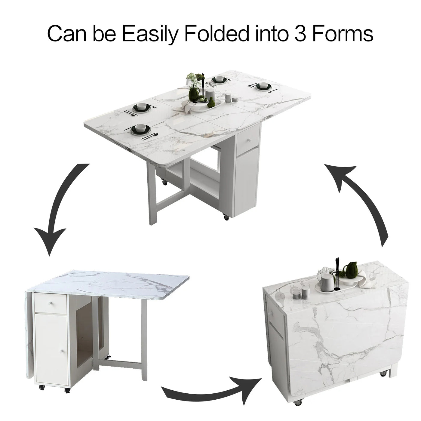 Foldable Scandinavian Dining Table
