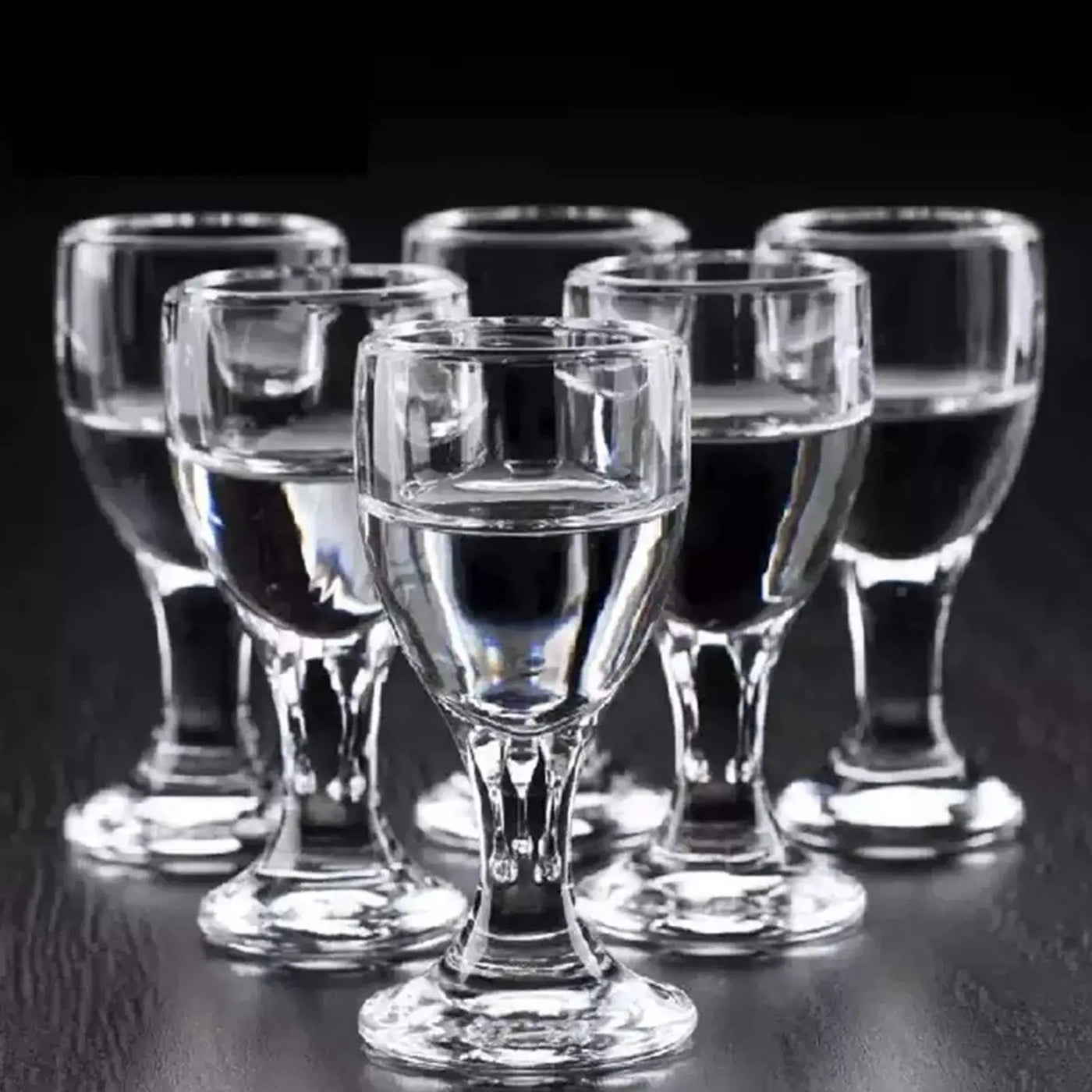 Mini Stemmed Shot Glass Set