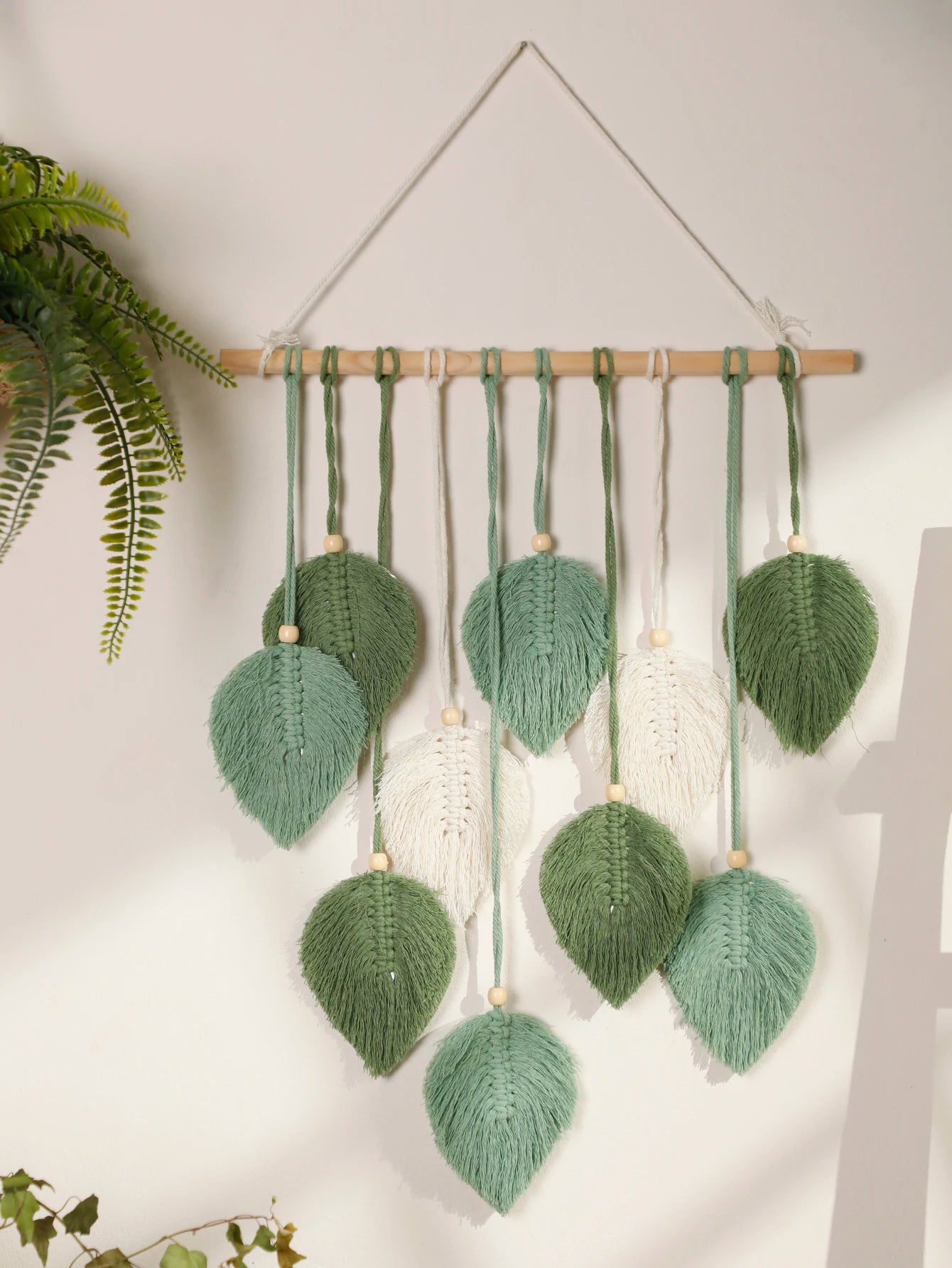 Leaf Macrame Wall Hanging