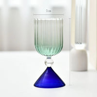 Colorful Champagne Coupe Glass