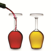Inverted High Borosilicate Wine Glass