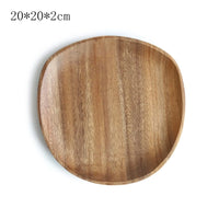 Irregular Solid Wood Serving Tray