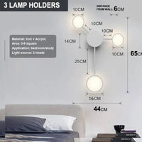 Nordic Multi Head Wall Lamp