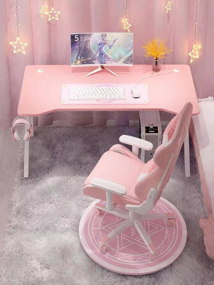 Pink Gamer Computer Desk