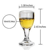 Mini Stemmed Shot Glass Set