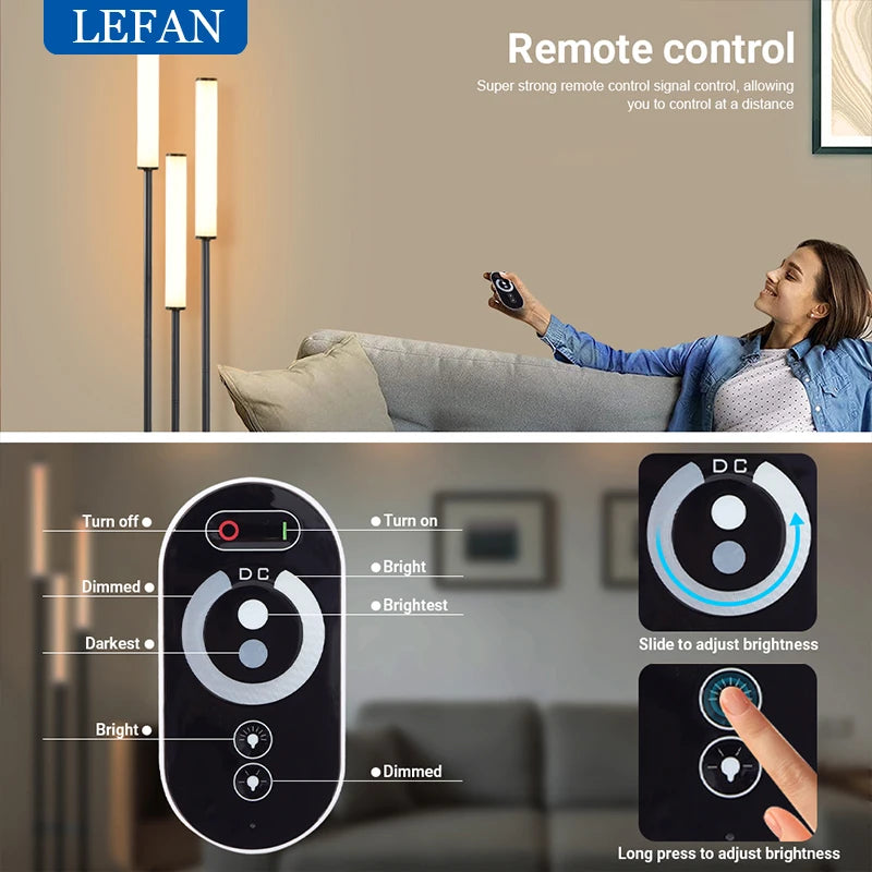 Dimmable Shelf Storage Floor Lamp