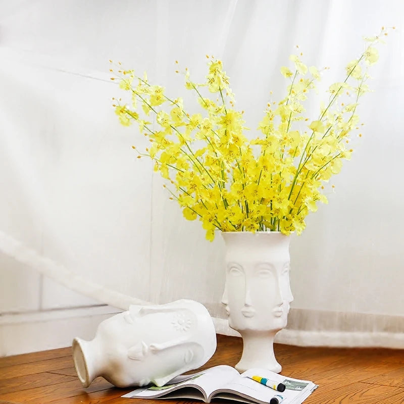 Nordic Face Ceramic Vase