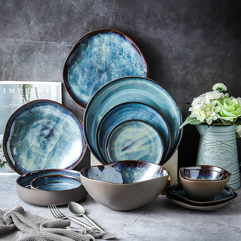 Glazed Porcelain Bowl Set